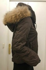 NANNINI Magnifique doudoune Manteau TS 36 Chocolat noir Sandro Maje Com9