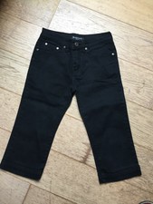 Pantacourt en Jean noir fille "Relood" taille 12 ans