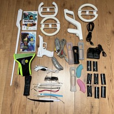 Lot Wii Accessoires Volants, Pistolets, Manette, Nunchuk, Jeux, Etc…!!!!!