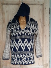 FALMER HERITAGE épais à capuche En Tricot Pull-Taille S