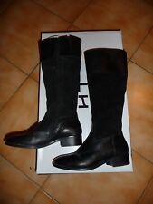 botte cuir et daim noir femme fille pointure 36 chaussure hiver 79.99€