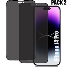 Vitre Anti-Espion Protection VERRE TREMPE pour iPhone 14 Pro Max 14 Pro 13 12 11