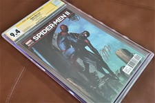 ? SPIDER-MEN II #2 CGC 9.4 SS signed DELL'OTTO 1:25 1st Evil Miles Morales KEY
