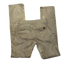 JEAN FANTAISIE DE LA MARQUE NOTIFY COULEUR OR COUPE DROITE TAILLE US 26 FR 36