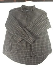 St156 346 Brooks Brothers Button Down Plaid Dress Shirt Medium M