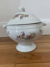 Soupière en porcelaine romantique shabby chic 