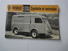 Manuel d'utilisation et d'entretien Renault Goelette R2065 et R2086