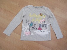 T-SHIRT H&M 2/4 ANS GRIS BEIGE MANCHES LONGUES EXCELLENT ETAT