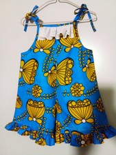 Combishort  en WAX avec masque assorti pour fillette 4 ans