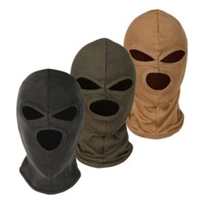 CAGOULE NOIR 3 TROUS TU MILITAIRE PAINTBALL AIRSOFT ARMEE OPEX PARA