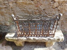 Porte buches grilles Ancienne  Chenet  Cheminée Insert