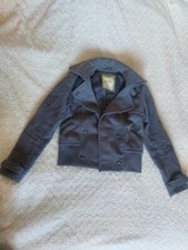 blouson / manteau gris - jennyfer - taille L