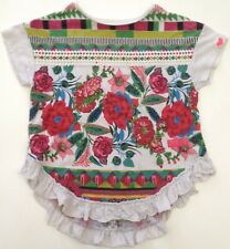 vtef003 vetement enfant fille TSHIRT FLORAL DESIGUAL 5-6 ans 110-116 cm fleurs