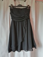 Robe bustier de soirée noire taille 36