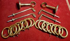 Ensemble porte-tringle et crochet d'embrasses,anneaux 