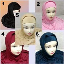 1 Jusqu'À 70 Foulard Couvre-Chef Hijab Foulard Islam Musulman 7 Couleur