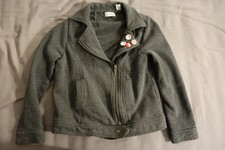 gilet/veste épais OKAIDI  8 -10 ans gris TBE idéal mi  saison