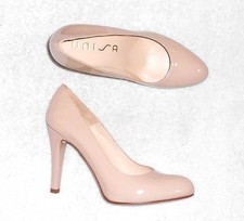 UNISA escarpins cuir verni beige P 40 TBE