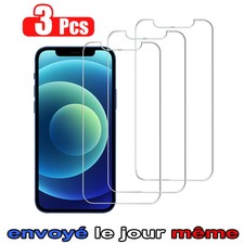 Vitre VERRE TREMPE Film protection d'écran iPhone 11/XR/XS/Max/12/13/8/7/6S Plus