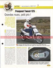 PEUGEOT Tweet 125 2010 Scooter Joe Bar Team Fiche Moto #006096