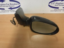 07 - 10 Fiat Bravo Sport multiflamme MK 2 côté conducteur électrique porte miroir en noir