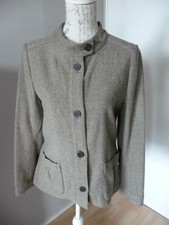 VESTE " CLAUDIE PIERLOT " LAINE & POLYAMIDE  TAILLE 2