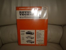 RTA Ford GB Anglia / Consul & Capri / Cortina & GT - Revue Technique Automobile