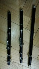 Lot 3 flûtes piccolo fifre ancien THIBOUVILLE Beuscher antique old FLUTE PICCOLO
