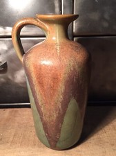 Vase Grès De pont-Des-Vernes Signé Maïténa H 20,5 Cm