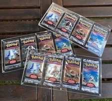 Clear acrylic case for 4 Pokemon Booster Pack - UV RESISTANT - scellé ovp