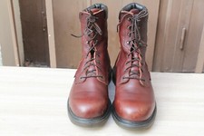 CHAUSSURE BOOTS RED WINGS CUIR MARRON 8,5 / 43,5 TRES BON ETAT MEN'S SHOES