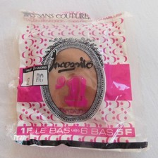 Ancienne paire de bas talon renforcé N° 2 - linge ancien 