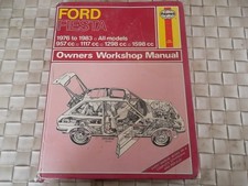 REVUE TECHNIQUE FORD FIESTA 957CC - 1117CC - 1298CC - 1598CC