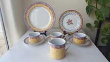 9 Piece Sakura TRELLIS ROSE Porcelain by Sue Zipkin, 1995, Excellent - Mixed Lot