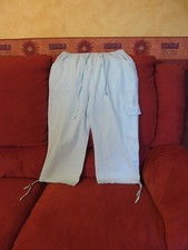 Pantacourt d'été turquoise clair Taille L