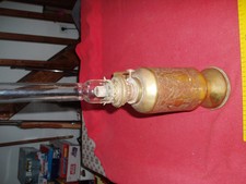  ARTISANAT de TRANCHÉE  POILU " 1 LAMPE a PETROLE  DECOREE DE SUJETS BRETON " . 