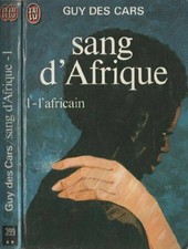sang d'afrique - l'africain - livre guy des cars - j'ai lu