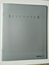 RARE CATALOGUE OPEL SPEEDSTER  OCTOBRE 2001
