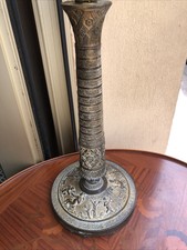 BOUGEOIRS EN BRONZE XIXe Décor De Personage