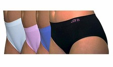 Femme sous-Vêtement Taille Basse Stretch Slip Souple Fille Hip Culotte X 4 Pack