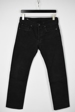 G-Star Raw 3301 Straight Homme W32 L30 Extensible Décoloré Effet Jean 31611-JS