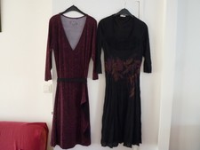 LOT 3 ROBES. "JACQUELINE RIU". "COP COPINE". "LERROS". TAILLE: 38-40.