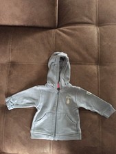 Gilet Bleu A Capuche 3 Mois