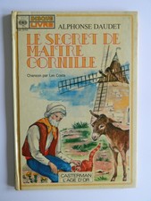 RARE - Disque Livre  DAUDET Le Secret de Maitre Cornille - CASTERMAN L'AGE D'OR