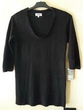 Pull long maille noir Taille 36 femme 