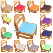 Carré Uni Mousse Chaise Coussins Siège Patins Cravate Sur Chaise Dîner École