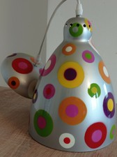 Lampe suspension abat-jour colorée pour chambre d'enfant "Pylones"