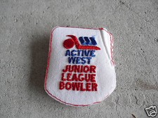 VINTAGE Embroidered Patch Active West Junior Bowler