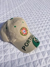 Portugal Tan Green Embroidered Cotton Strapback Adjustable Trucker Baseball Cap
