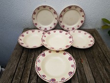 Lot Anciennes assiettes Creuses Et Plates Style digoin  Badonviller ?